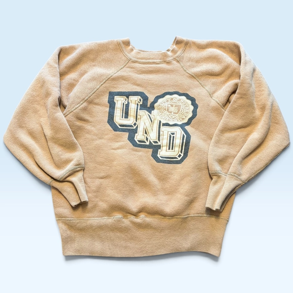 Vintage 60s Champion Sweatshirt Notre Dame Fighting Irish Mens Small UND
